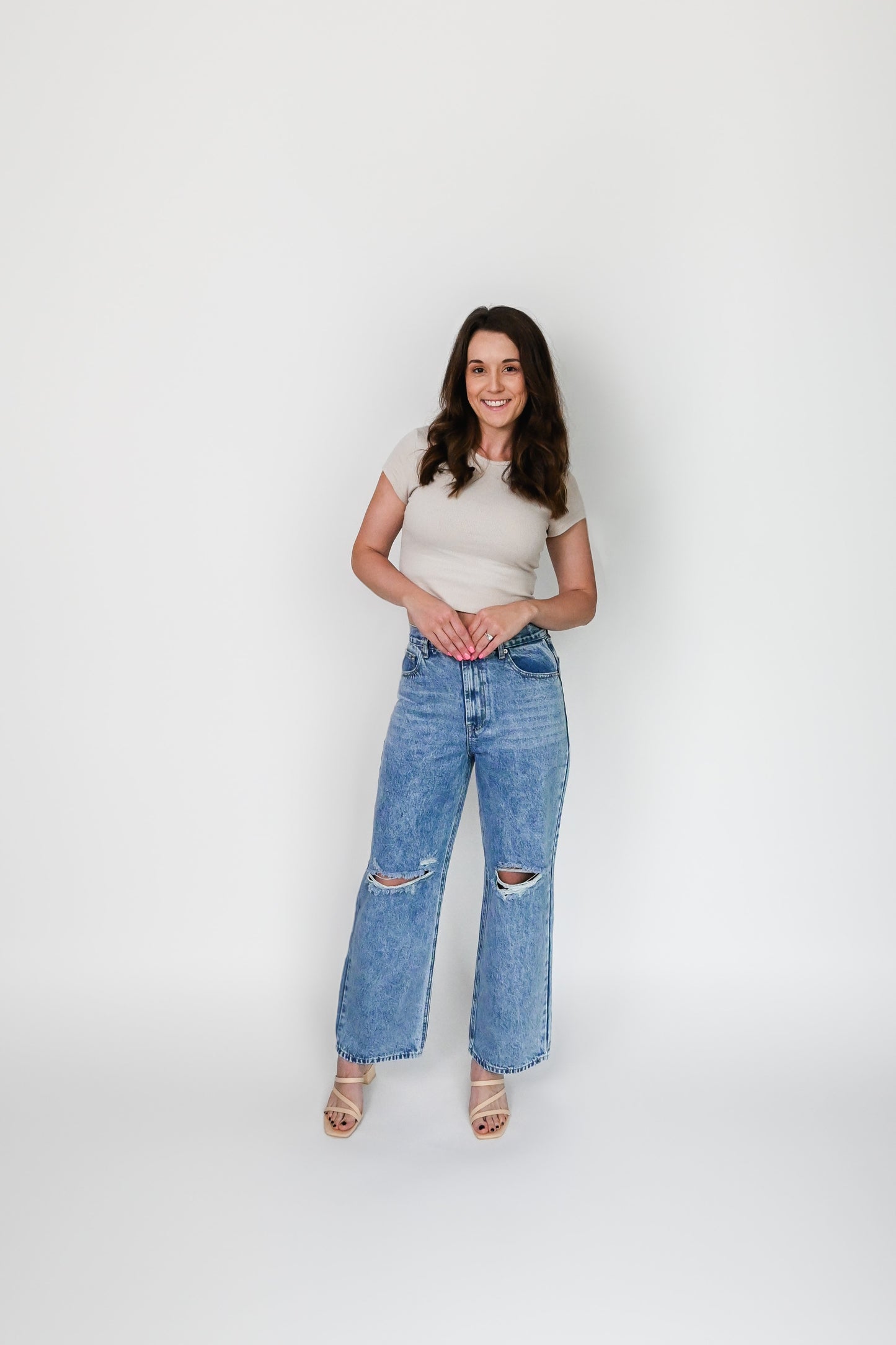 Azure Bliss High Rise Denim