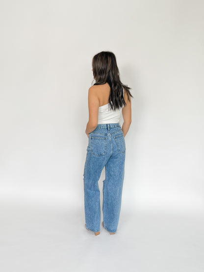 Azure Bliss High Rise Denim