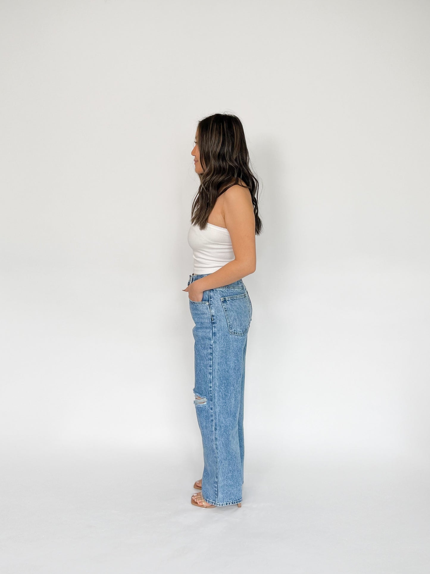 Azure Bliss High Rise Denim