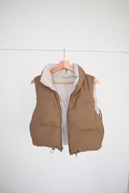 Biscotti Blend Reversible Puffer Vest