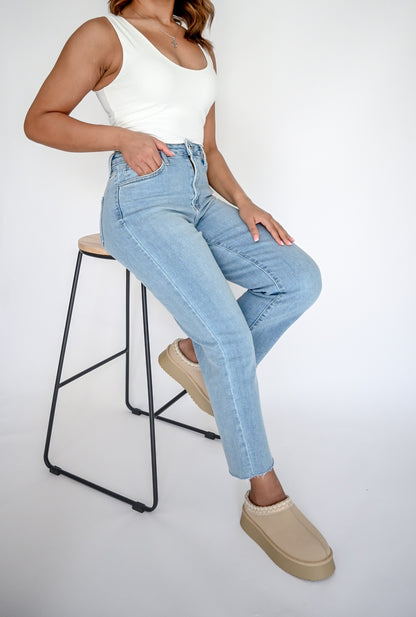 Ella Sky High Rise Denim