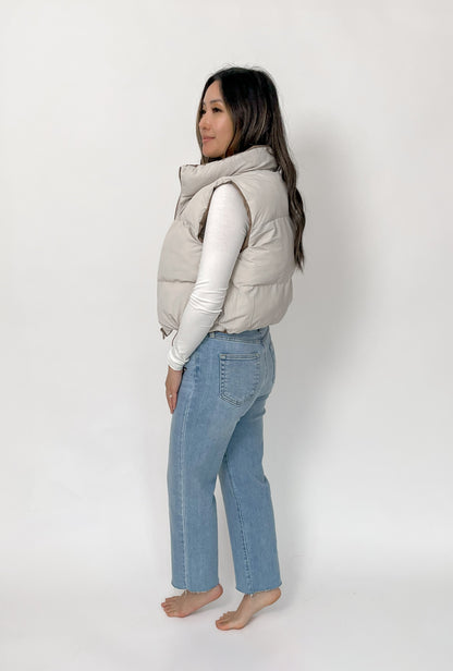 Biscotti Blend Reversible Puffer Vest