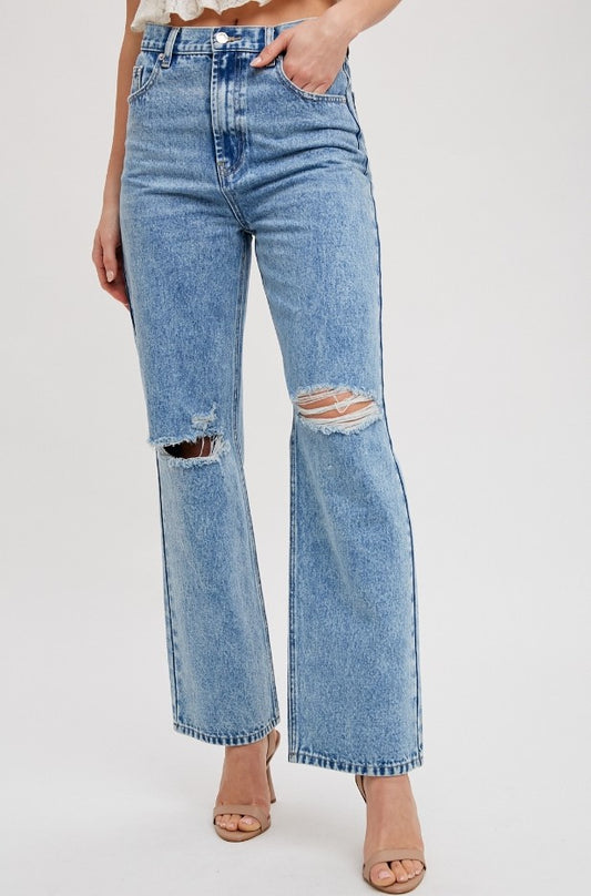 Azure Bliss High Rise Denim