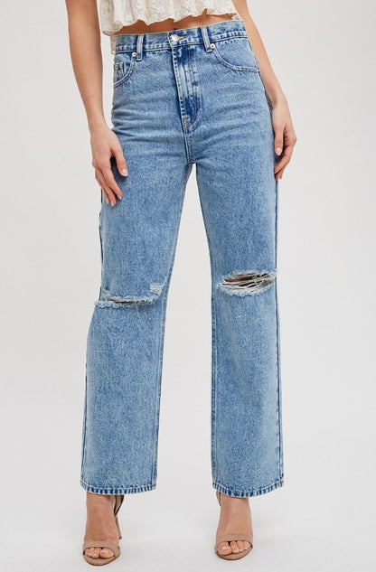 Azure Bliss High Rise Denim