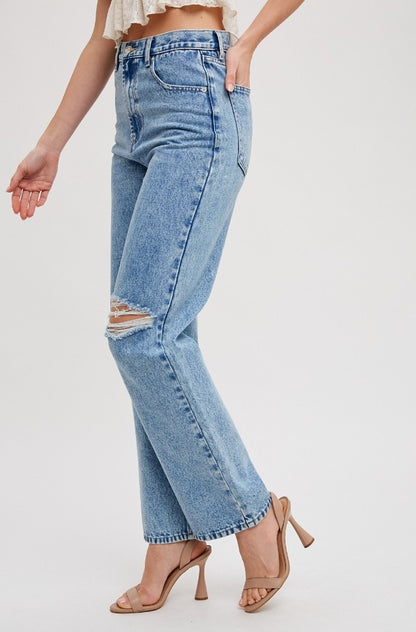 Azure Bliss High Rise Denim